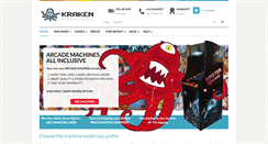 Desktop Screenshot of krakenmachines.com